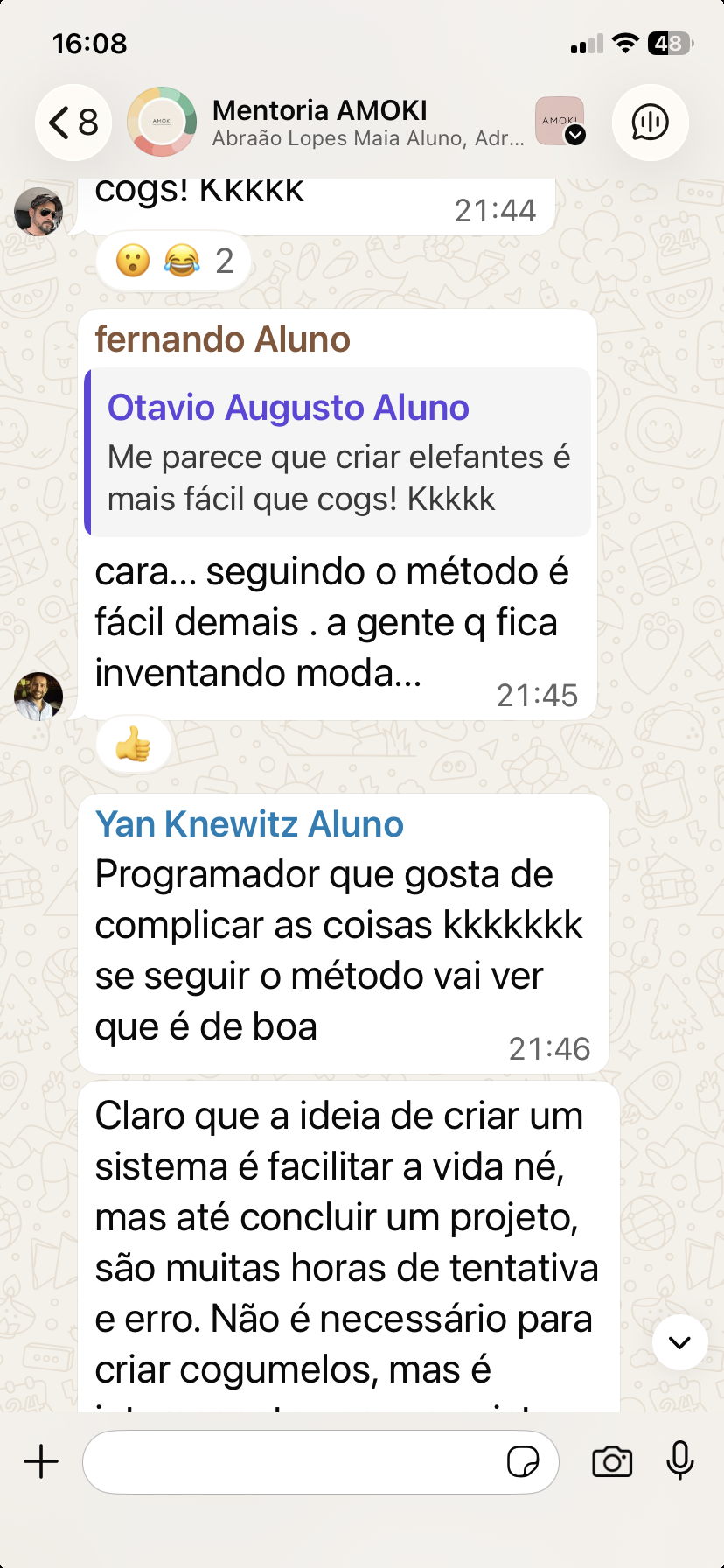 Recorte do print original — Fernando