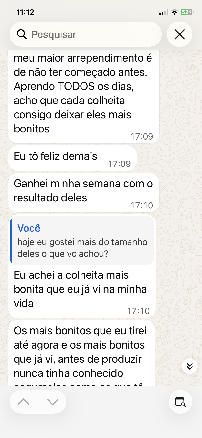 Recorte do print original — Carlos Mendes